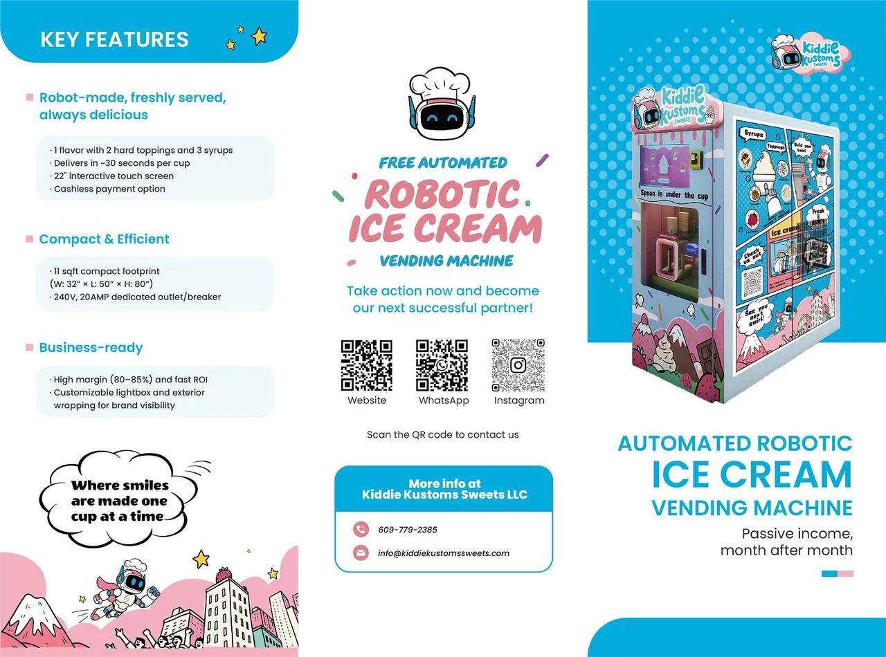Ice Cream Vending Machine for Modern Venues
